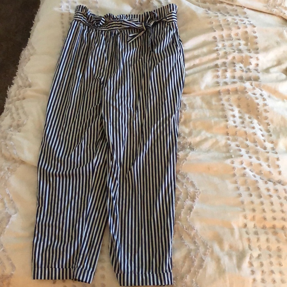 Pinstripe pants